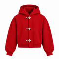 Red Fireman Clasp Hoodie