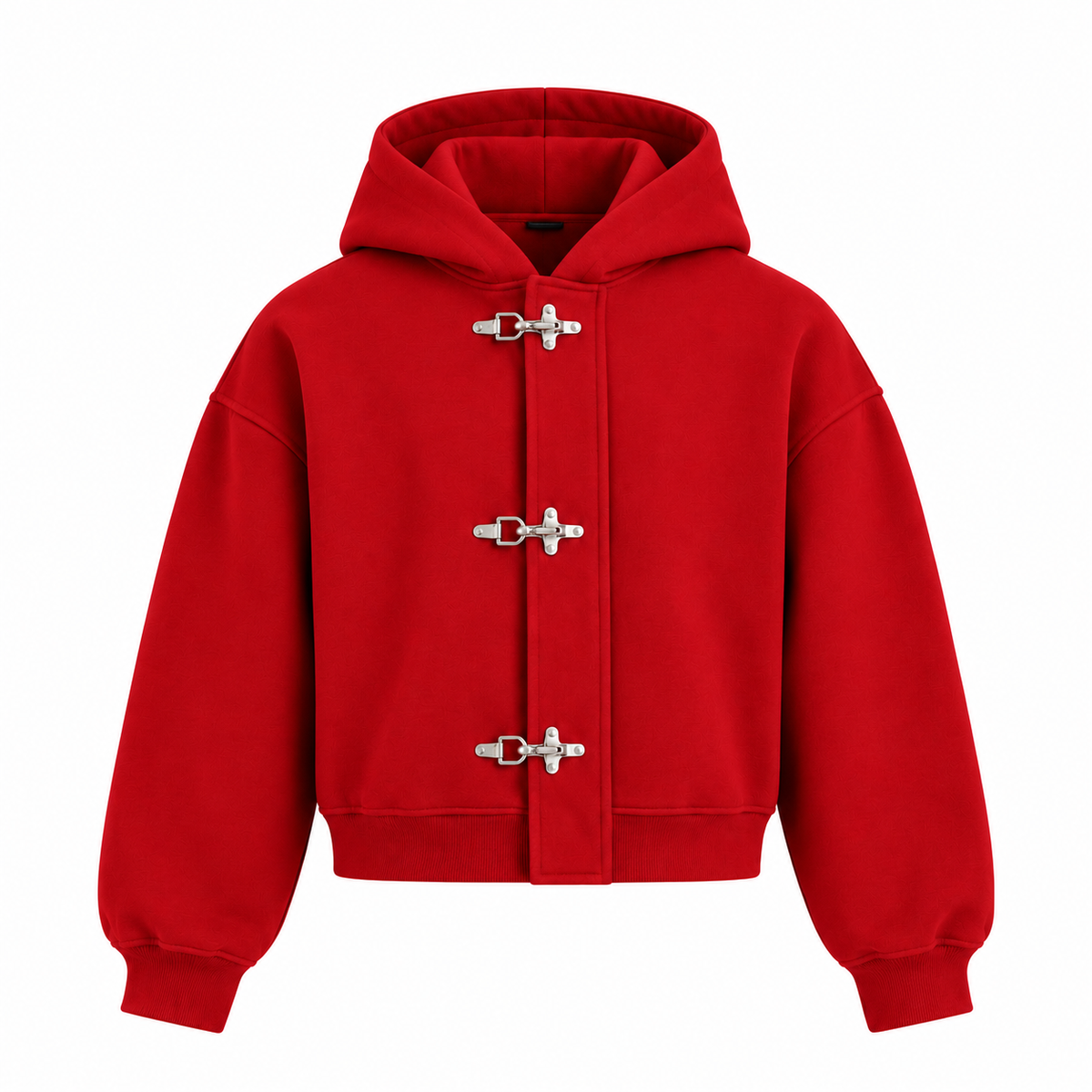 Red Fireman Clasp Hoodie