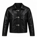 Big Pockets Clasp Leather Jackets