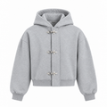 Grey Fireman Clasp Hoodie