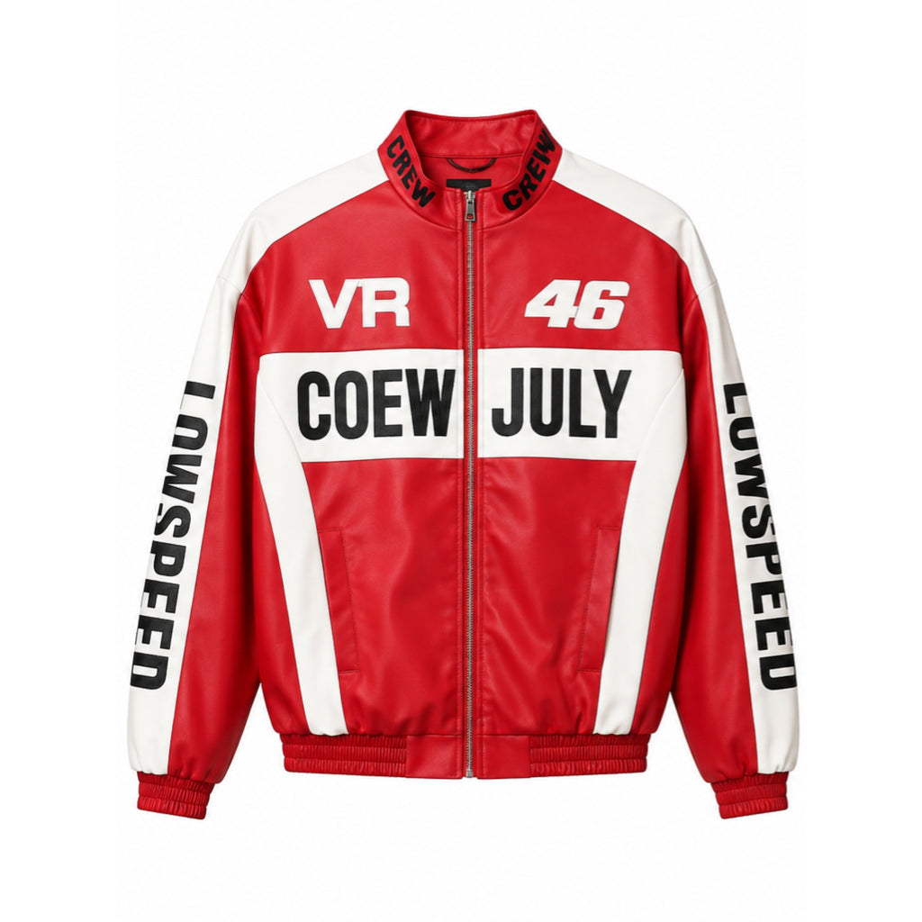 VR 46 Red Leather Jacket