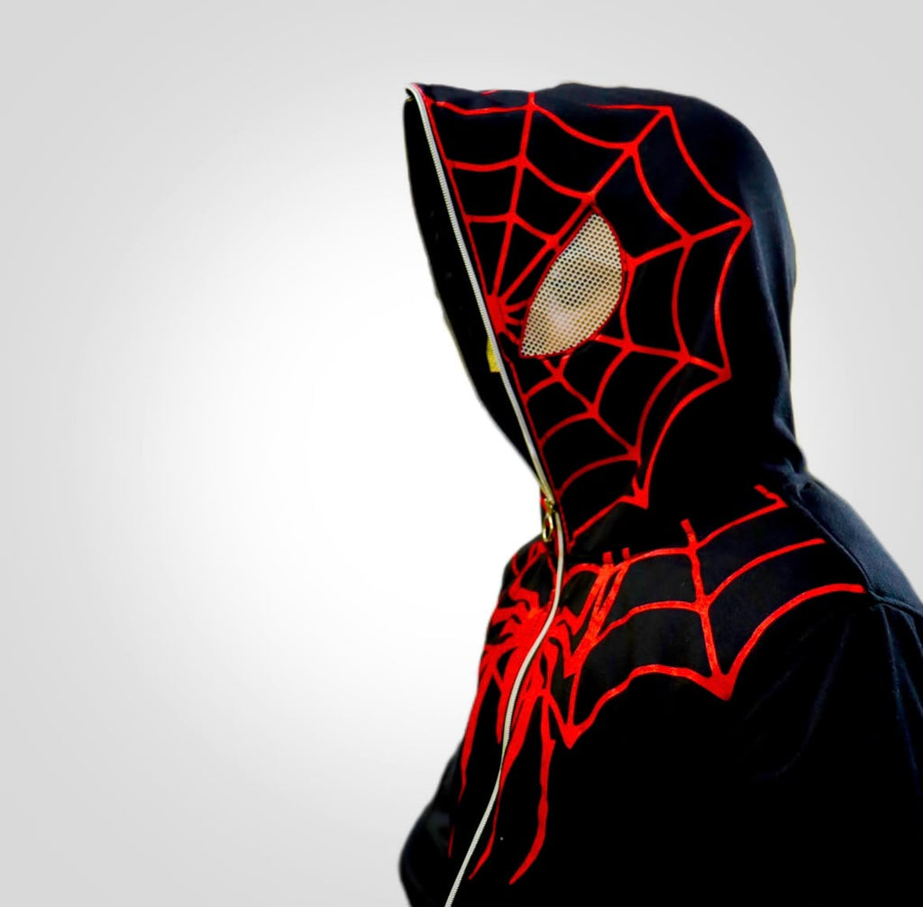 Black Spiderman Hoodie