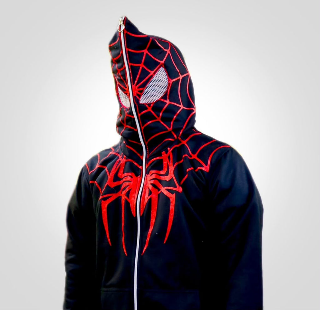 Black Spiderman Hoodie