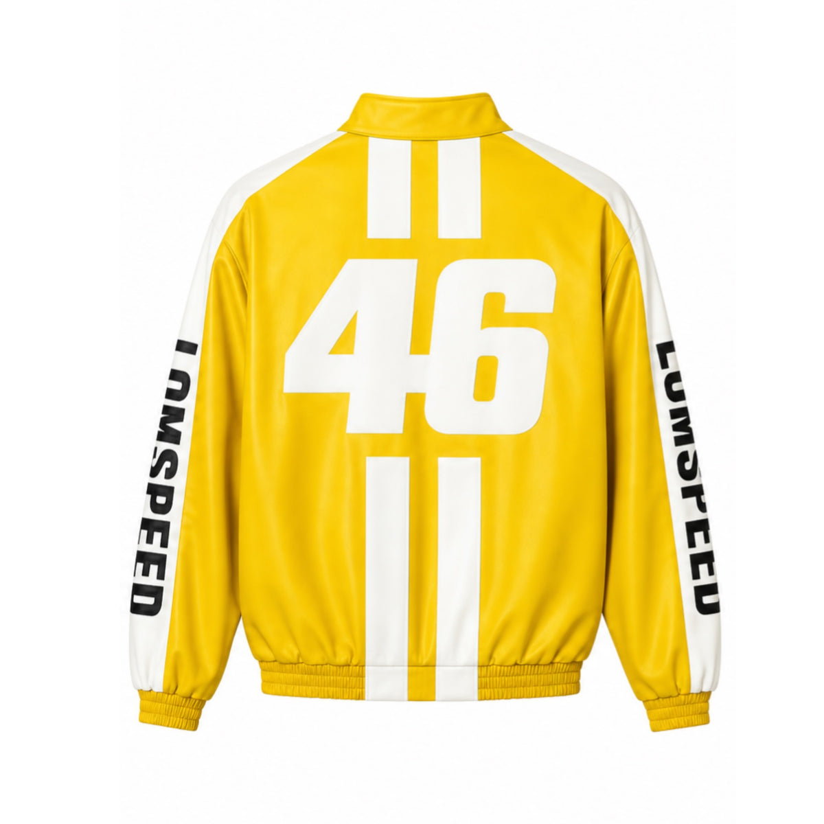 VR 46 Yellow Leather Jacket