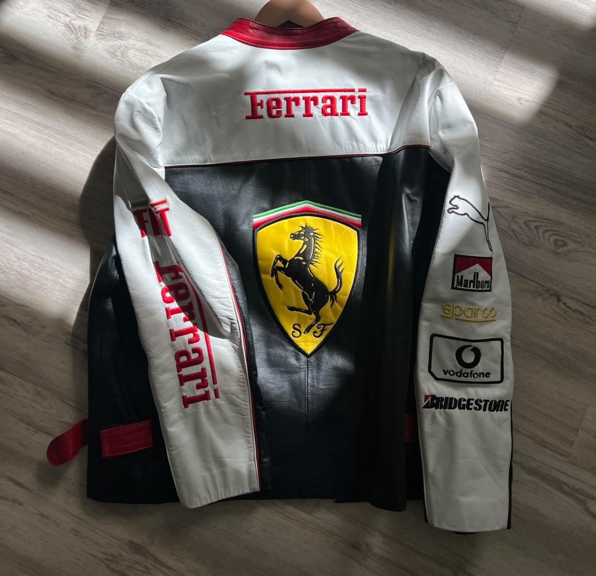Ferrari Racing Leather Jacket