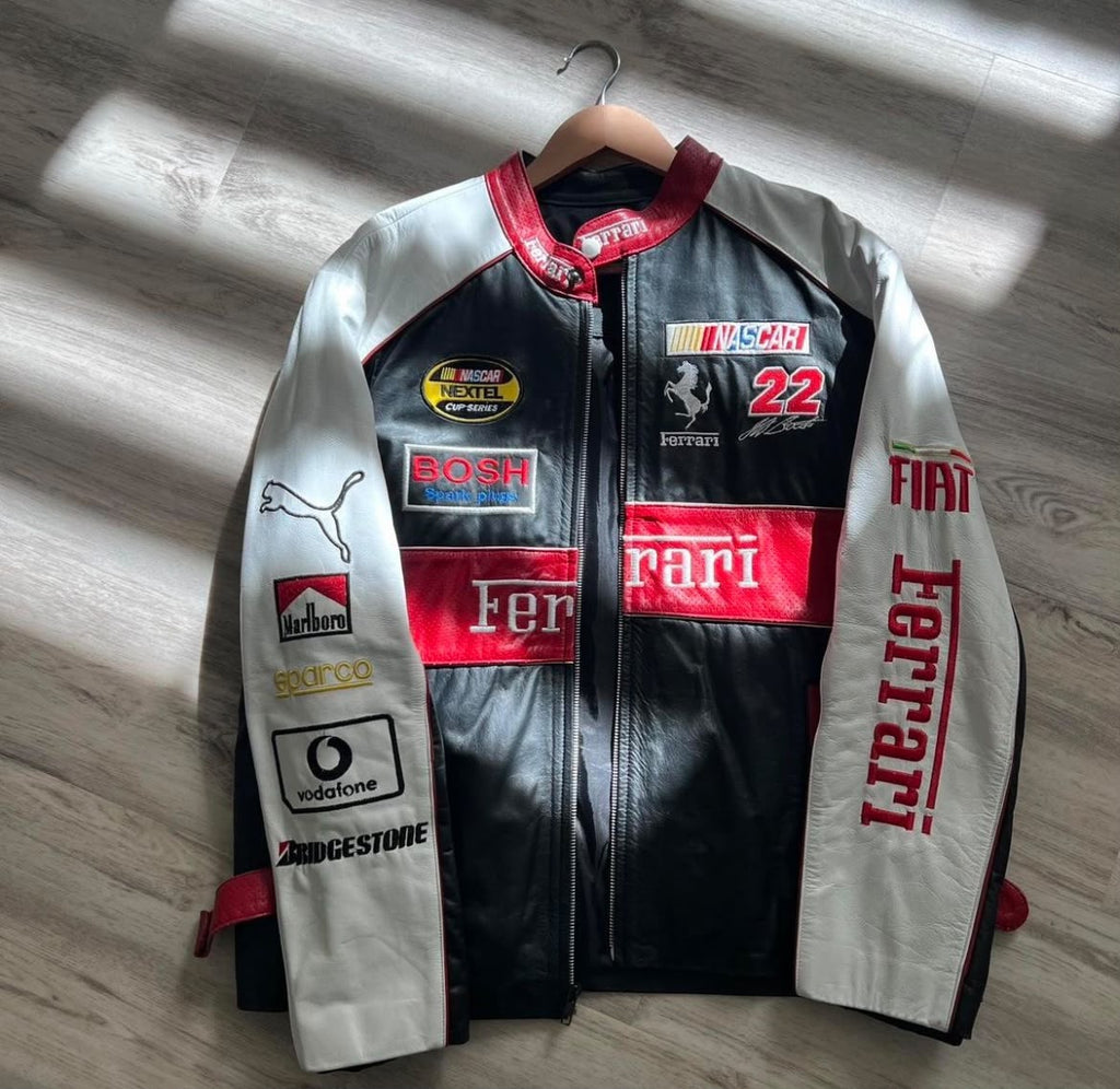 Ferrari Racing Leather Jacket