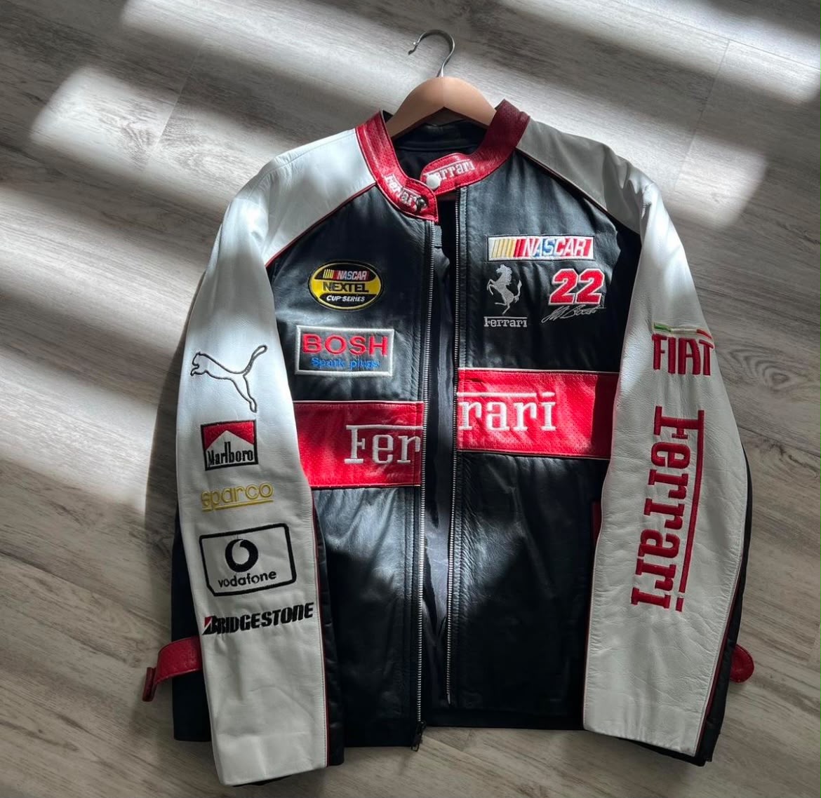 Ferrari Racing Leather Jacket