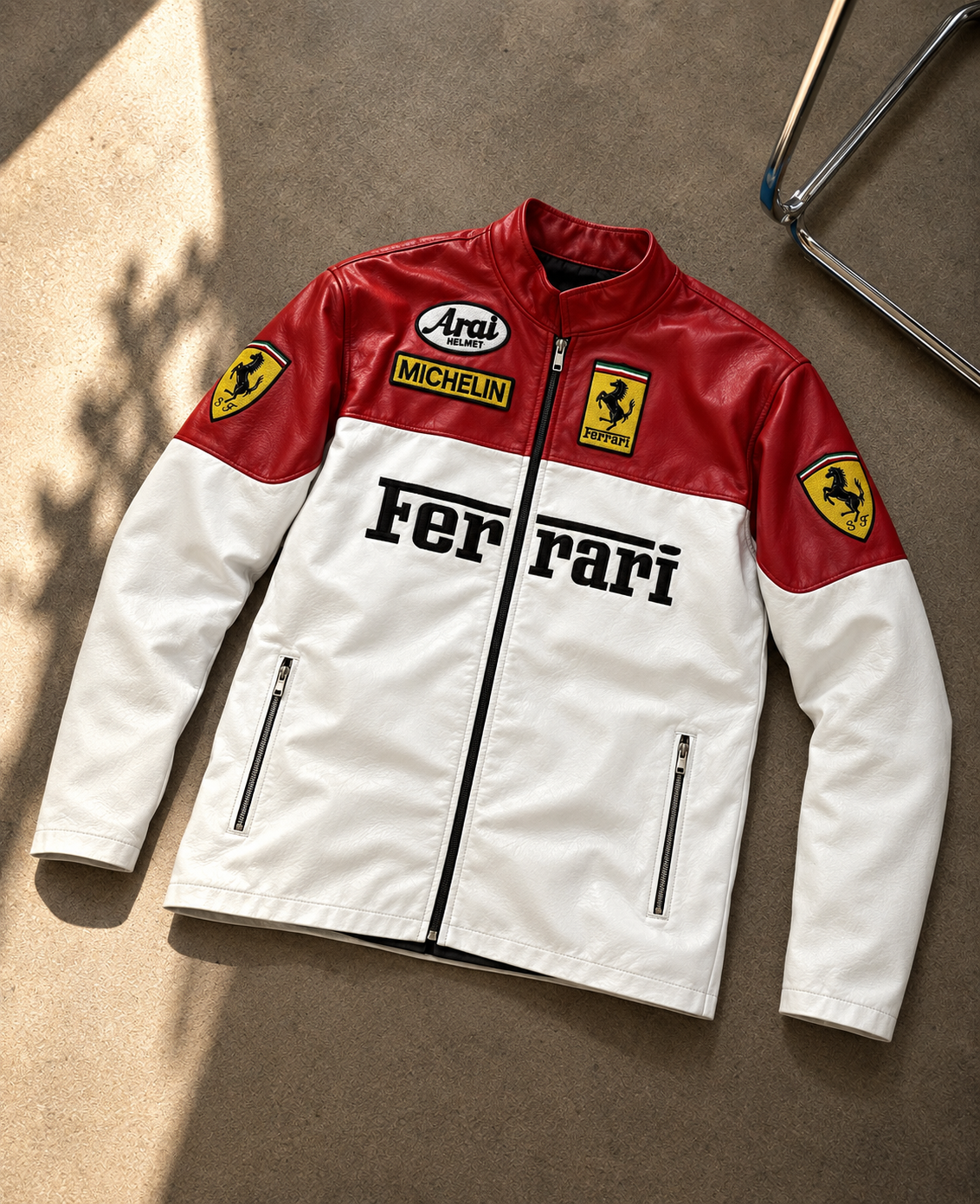 Ferrari Racing Leather Jacket
