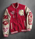 Imported Embroidered Varsity Jacket