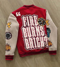 Imported Embroidered Varsity Jacket