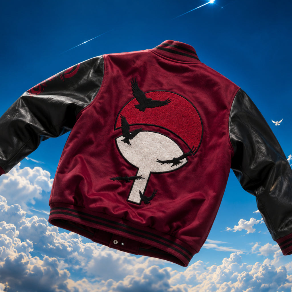 Itachi Varsity Jacket | Embroidered Varsity Jacket | Anime Merch