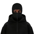 Black Balaclava Ninja Hoodie