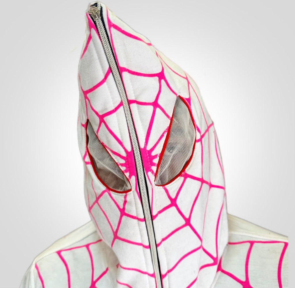 White Spiderman Hoodie