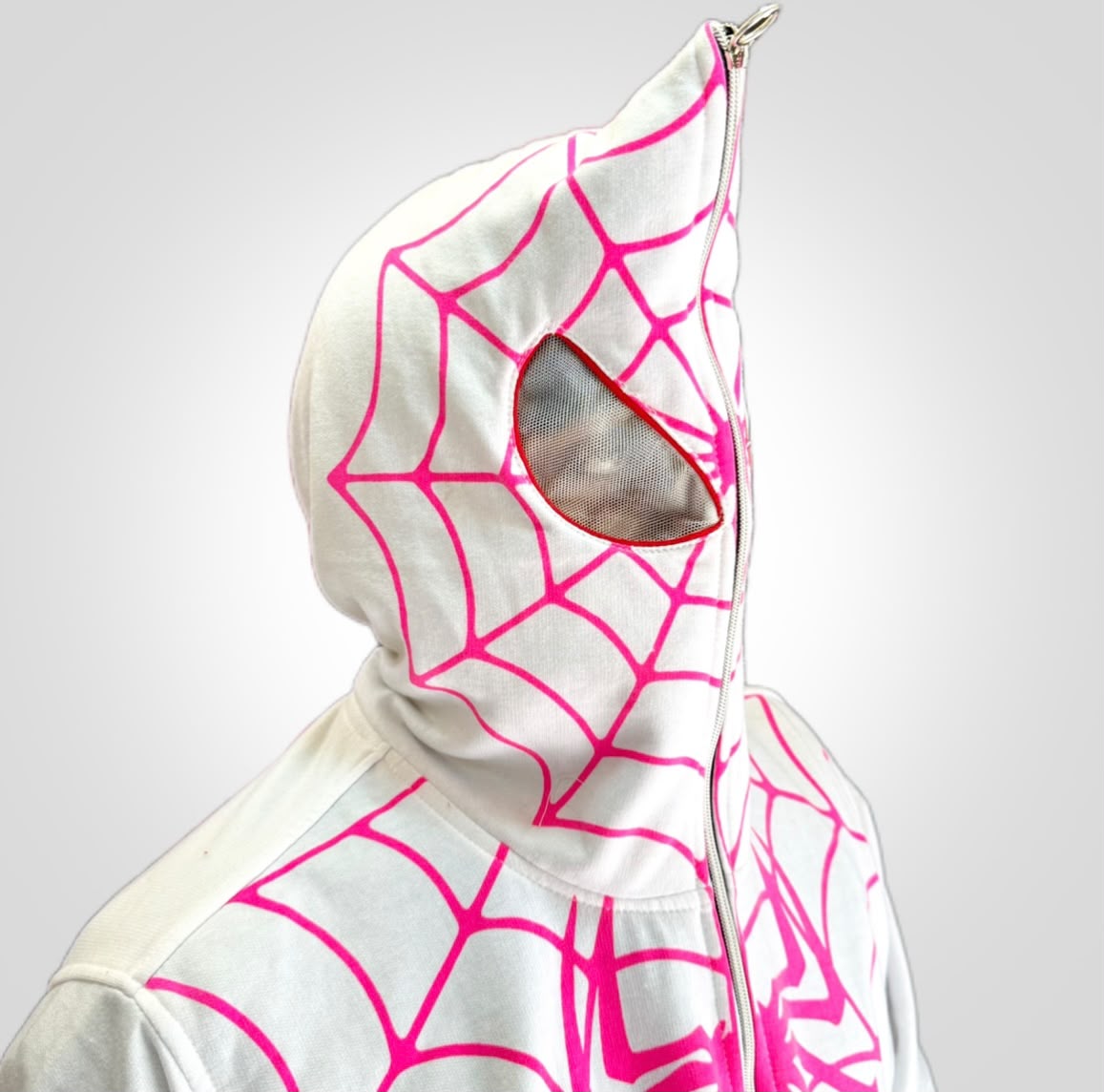 White Spiderman Hoodie
