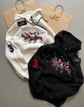 Embroidered Polo Horse Hoodie